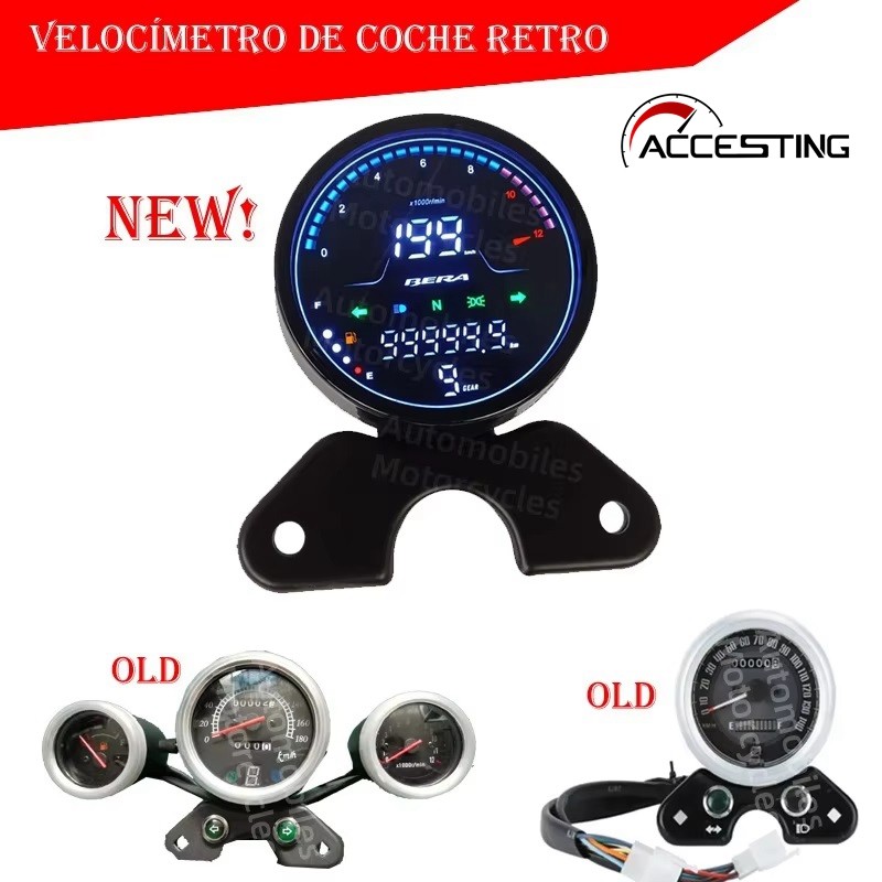 Đồng Hồ Đo Đa Năng Cho Italika Tc250 Tc 250 Zanella Tùy Chỉnh 150 Renegada Dinamo 2007-25 Chopper 20