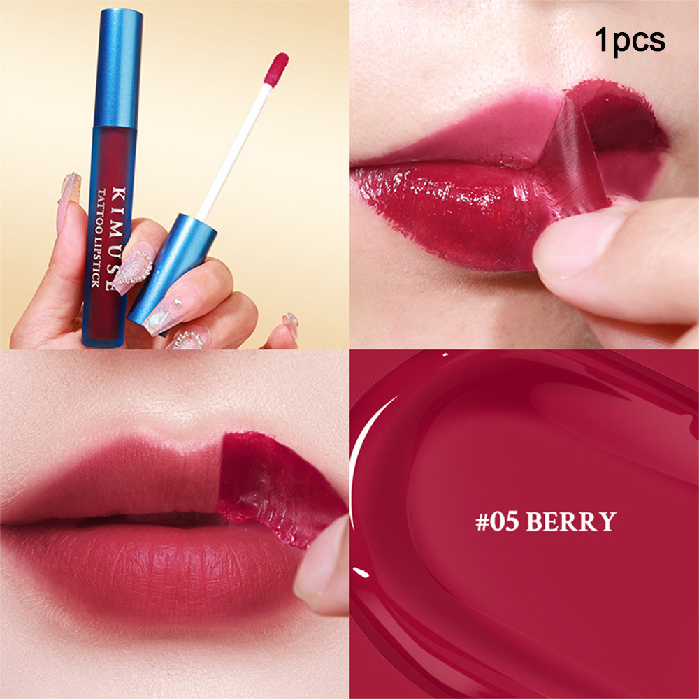 Erythrababy KIMUSE Peel Off Lip Tint Tattoo Trang Điểm Son Môi Lâu Dài Môi Chống Thấm Nước Điều Trị 
