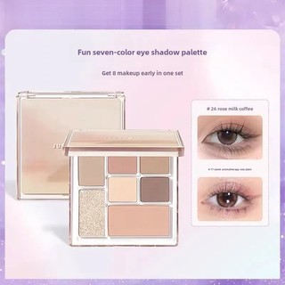  Bảng phấn mắt bảy màu Judydoll ❈ ❈ ❈ ❈ ❈ ❈ ❈ ❈ Bảng màu kết hợp bảy màu vui nhộn Bảng phấn mắt màu cam Khăn choàng mắt lấp lánh 
