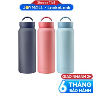 Bình giữ nhiệt LocknLock Jumbo Tumbler 900ml LHC4300, Hàng chính hãng, quai xách inox - JoyMall