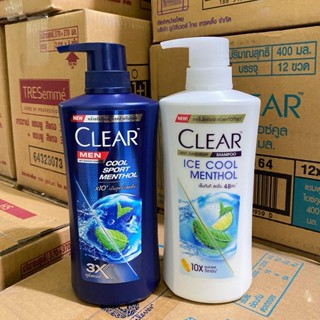 Combo 2 Chai Dầu Gội Clear Thái Lan 400ml/chai