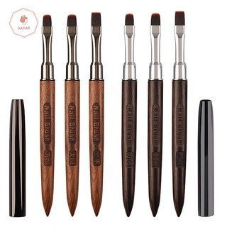 Aacar 1PC Nail Paing Brush UV Gel Extension Công cụ bút vẽ xây dựng nhanh *