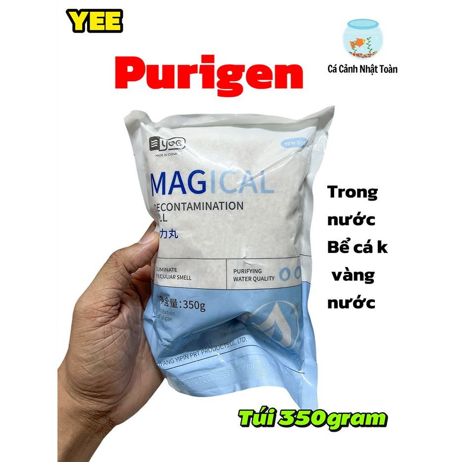 Purigen Yee Vật Liệu Lọc Làm Trong Nước Bể Cá Cảnh Yee Magical (Túi 350gram)