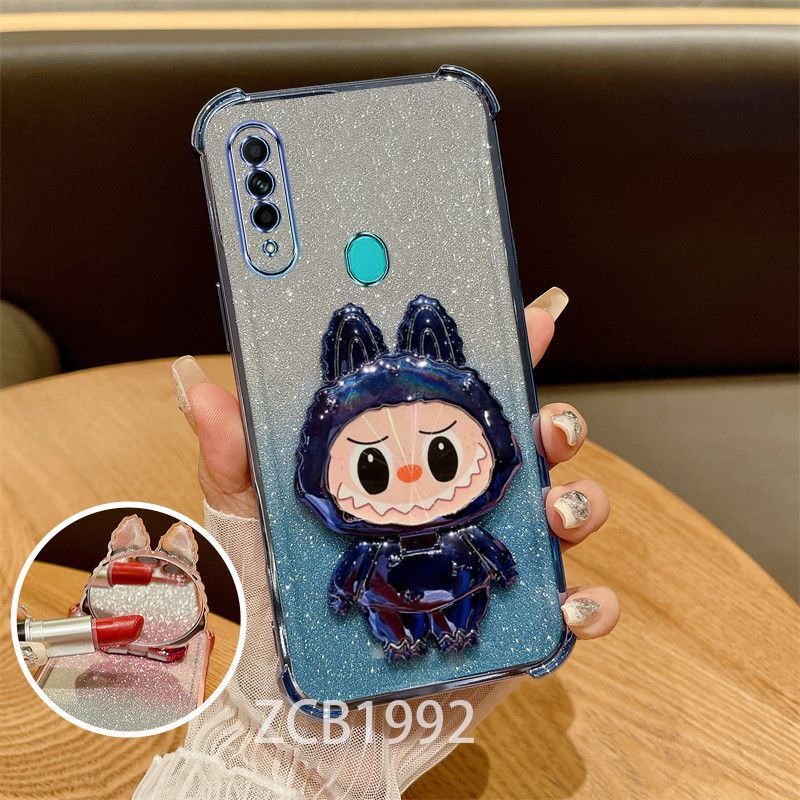 [Giá đỡ] Ốp lưng OPPO A72 5G A8 A31 2020 OPPO A93 5G A93S 5G Ốp điện thoại silicon trong suốt bảo vệ