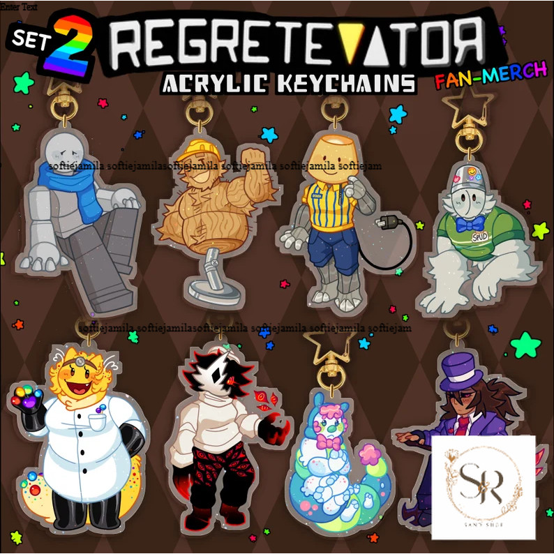 Series 2 Regret evator-Móc khóa: wallter, mark, lampert, spud, Dr. retro, folly, pilby, Mach
