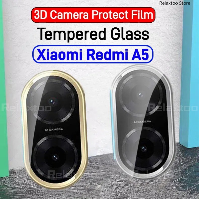 Xiaomi Redmi A5 Plus/A5+ 4G 5G bảo vệ camera, kính cường lực 3D cong toàn màn hình