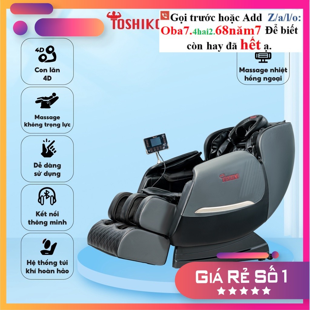 Sale Ghế massage toàn thân Toshiko T9