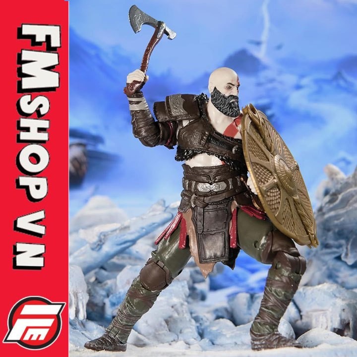 (2ND)MÔ HÌNH NHÂN VẬT GOD OF WAR KRATOS