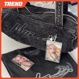 Aespa WEEK Whiplash _ mood POP-UP Merch Bag Karina Winter Giselle Ning Mới Túi Denim Dung Tích Lớn Túi Đeo Vai Đơn Sưu Tập