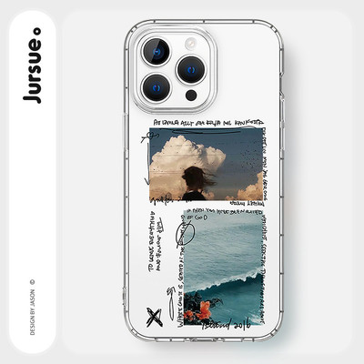 JURSUE Thời Trang Thẩm Mỹ Ngộ nghĩnh Chống Sốc Bảo Vệ Mềm Ốp Lưng Điện Thoại iPhone 17 16 15 14 13 12 11 Pro Max SE 2020 X XR XS ip 8 7 Plus XY1383
