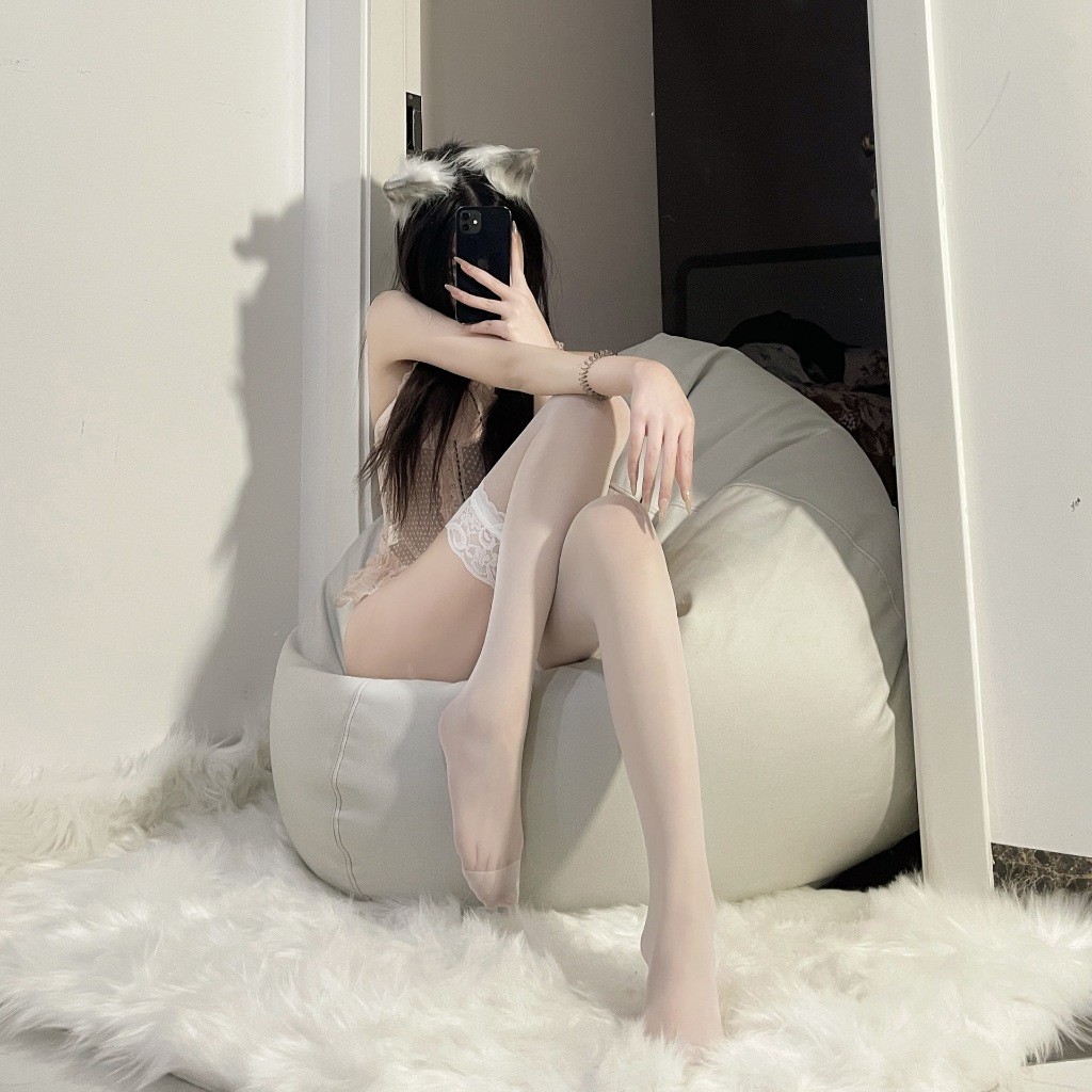 Tất lụa nữ, tất đùi viền ren sexy gợi cảm TAT02 Tất vớ thun trơn viền ren hoa quyến rũ | BigBuy360 - bigbuy360.vn