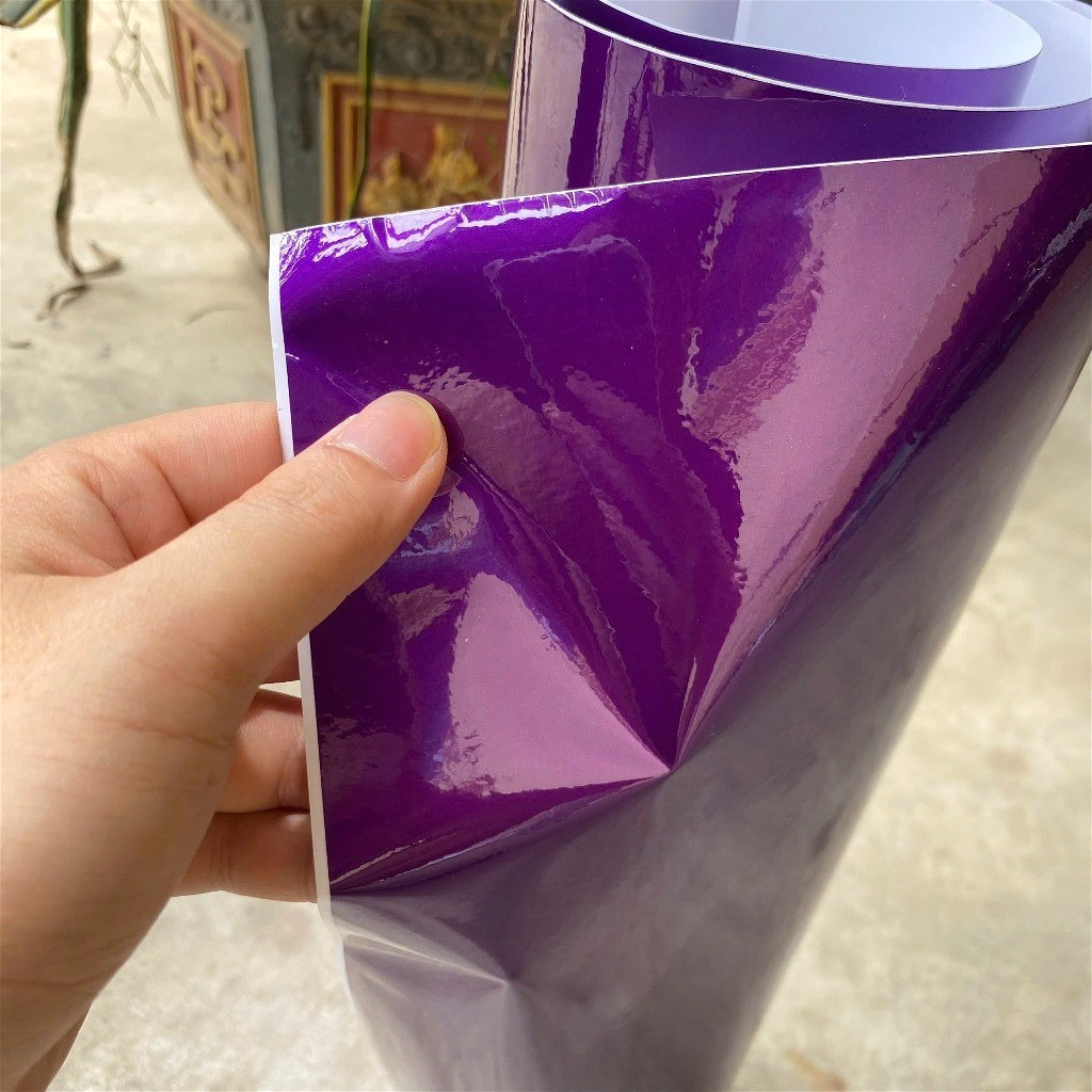 Decal Dán Xe - Decal Candy Màu Tím Cao Cấp Dán Trang Trí Xe Máy, Ô tô - Decal Dán Xe Máy.