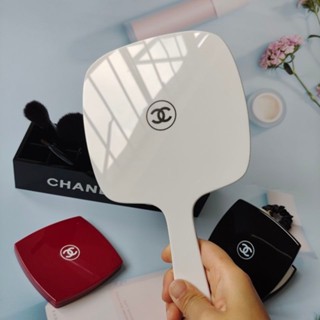 Chanel Gương Cầm Tay Y Tế Làm Đẹp Gương Trang Điểm Mặc Di Động Gấp Gương Nhỏ Cao Cấp Ánh Sáng Sang Trọng Gương Lớn Trang Điểm