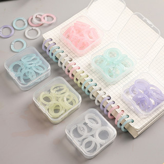 [Vòng Binder Màu Trong Suốt] Vòng Binder Có Thể Tháo Rời Nhựa Đục Lỗ Vòng Binder Tài Liệu DIY Album Thủ Công Phụ Kiện Binder Notebook Đồ Dùng Văn Phòng Sinh Viên