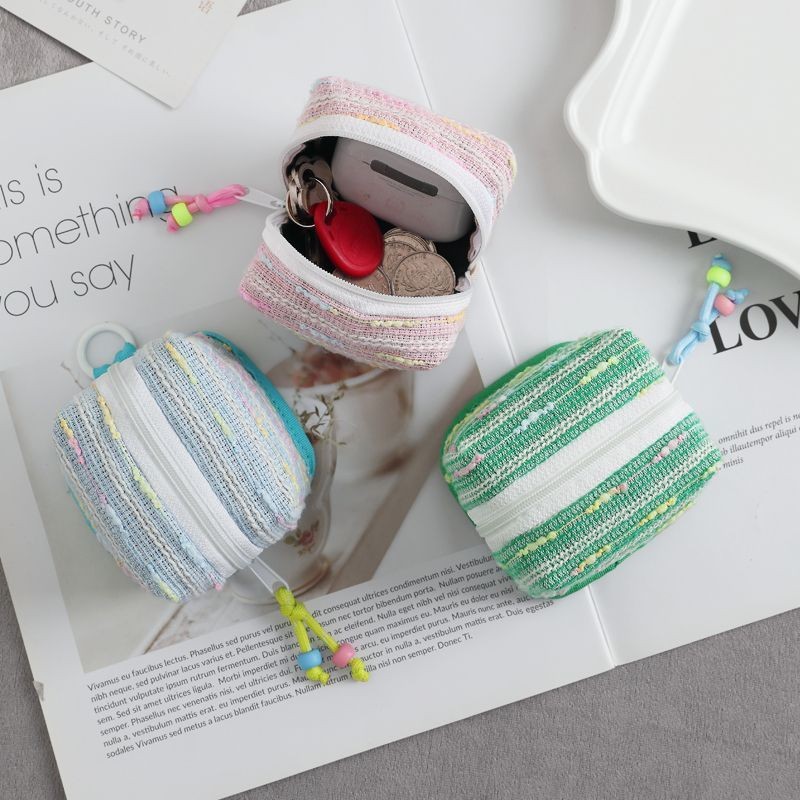 Túi lưu trữ mini kiểu Chanel mới, ví tiền xu, son môi, tiền xu đa chức năng, dễ thương, tiện lợi, tú