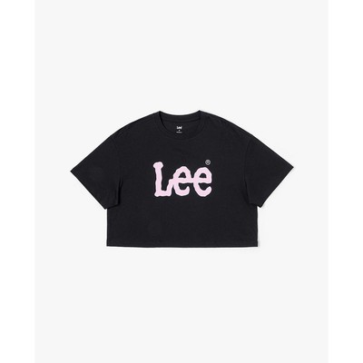 LEE - Áo croptop nữ cổ tròn tay ngắn Modern Seasonal_LWT0102823RT00F-K11000