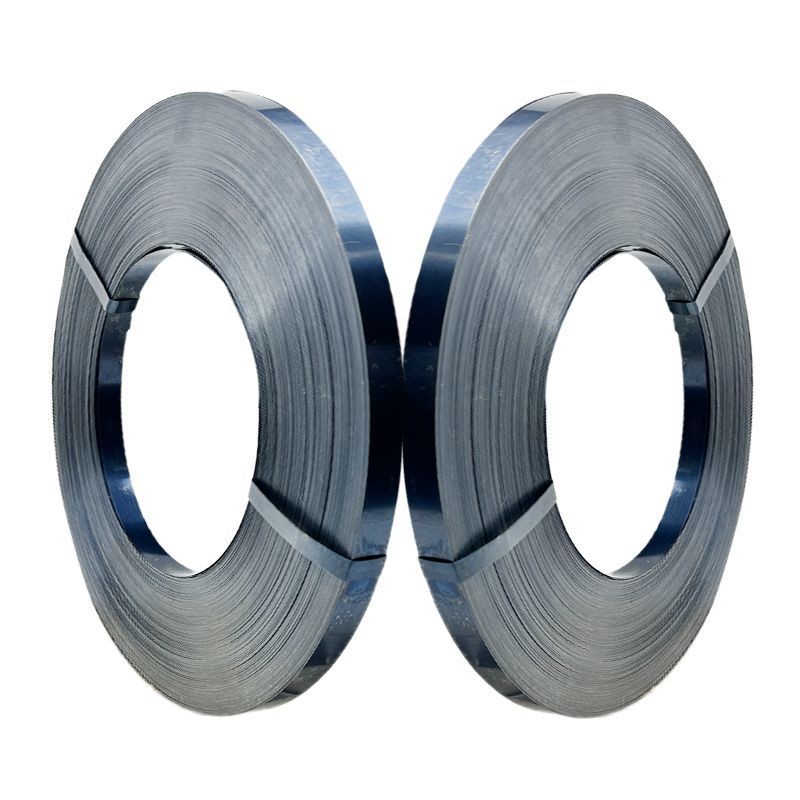 Đai sắt nướng màu xanh dương đai đóng gói tấm sắt kim loại đai đóng gói xách tay Đai đóng gói dệt ta