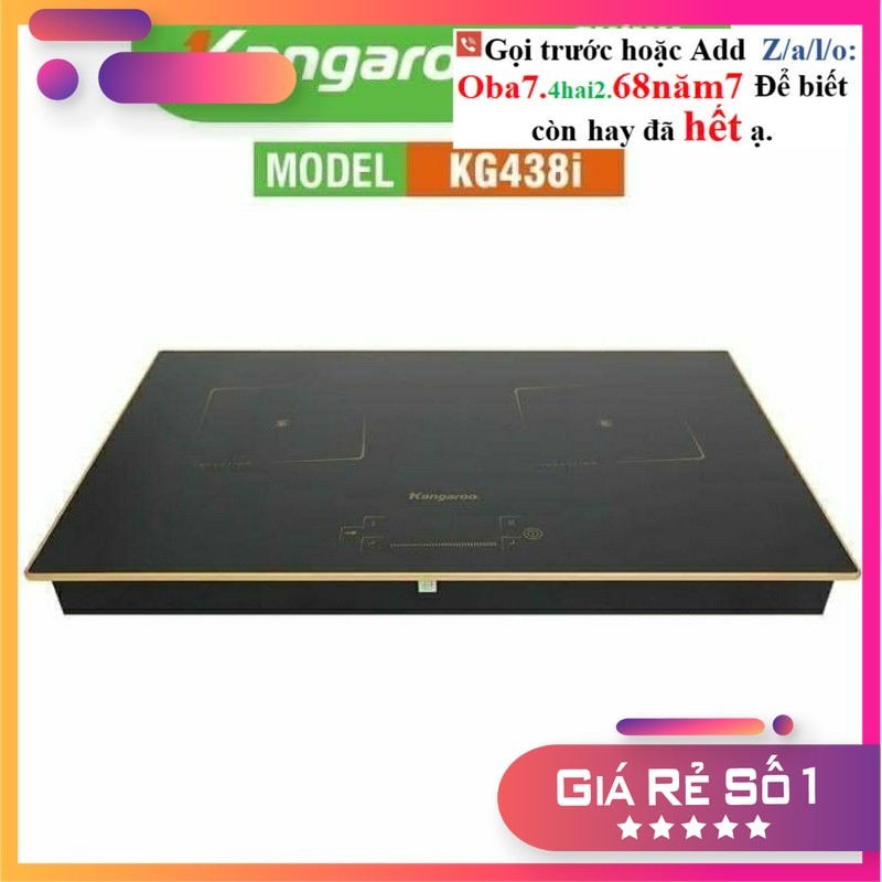 Sale Bếp từ đôi kangaroo kg438i hàng  bảo hành 24 tháng