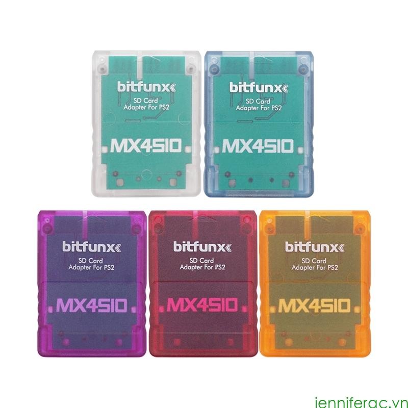 Jenniferac MX4SIO SIO2SD Đầu đọc thẻ TF cho game thủ Thanh thiếu niên Người lớn Bộ chuyển đổi thẻ TF