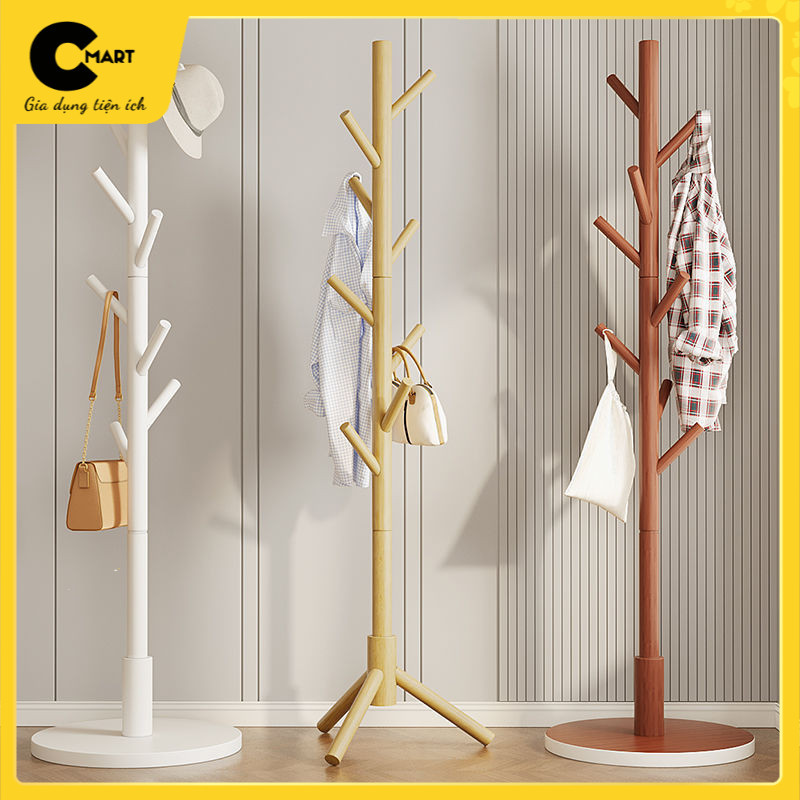 𝐂𝐌𝐀𝐑𝐓.𝐆𝐢𝐚 𝐝𝐮̣𝐧𝐠 Giá Treo Quần áo Gỗ Phòng Khách Phòng  ngủ Ký Túc Xá Gia Dụng Giá Treo Đứng CMG09 | BigBuy360 - bigbuy360.vn