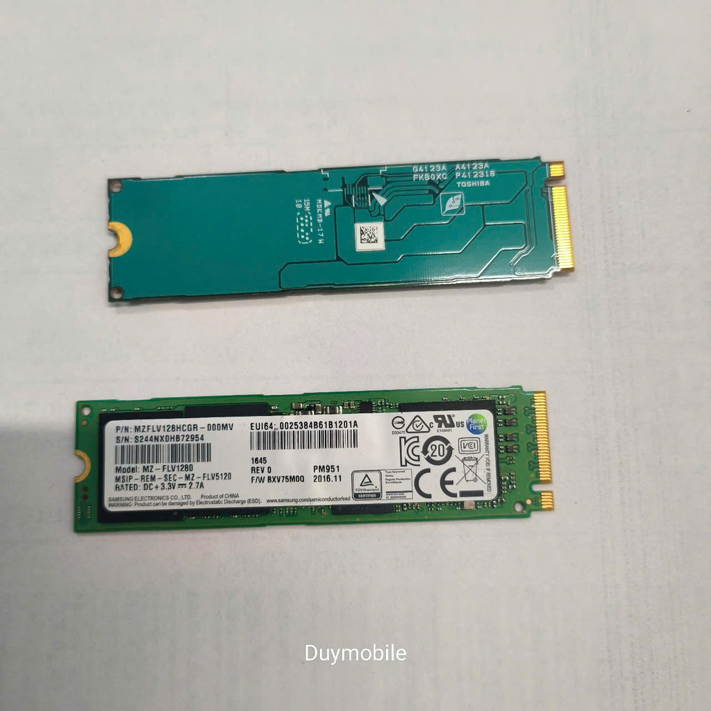 thanh SSD Samsung PM981 Chuẩn kết nối: M.2 NVMe
