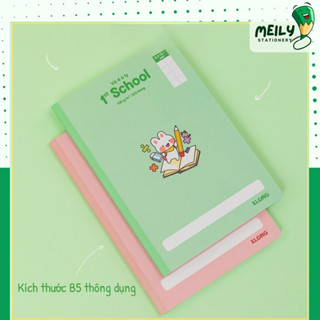  Tập 4 ô ly may dán gáy 100gsm dày dặn Klong B5 120-200 trang vở tập viết kẻ ô chống thấm MS 061 062 