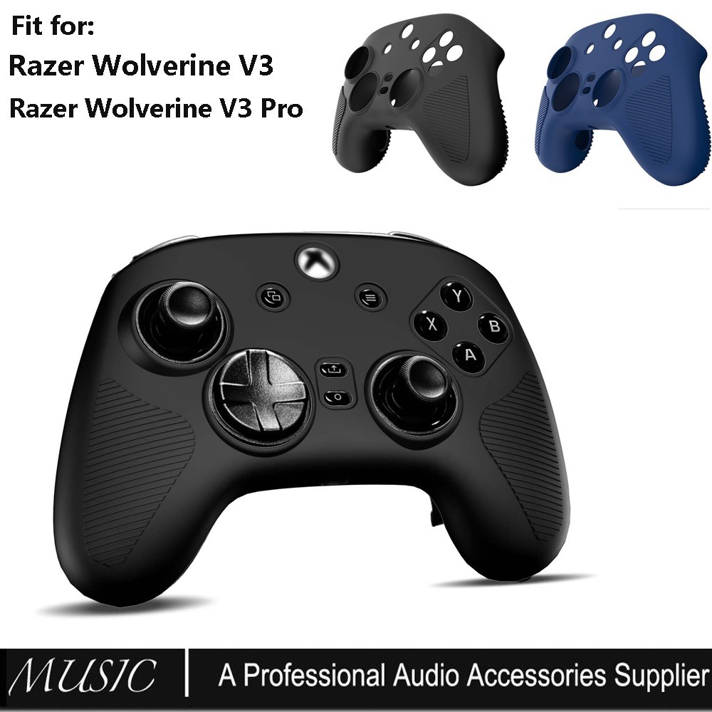 Dành cho Ốp Silicon Razer Wolverine V3 / V3 Pro, Da Mềm Cho Razer Wolverine Pro V3 Phiên Bản Giải Đấ