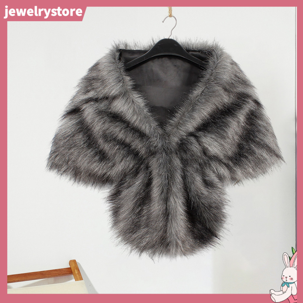  Zew Nữ Khăn Choàng Khăn Choàng Giữ Nhiệt Thời Trang Nữ Mùa Đông Lông Giả Khăn Choàng Ấm Áp Thanh Lịch Áo Khoác Cho Sự Kiện Trang Trọng Đông Nam Á Yêu Thích 