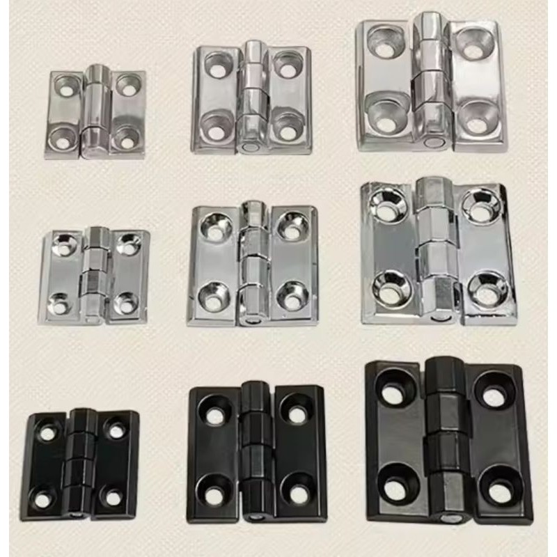 Bản lề cửa tủ điện-Bản lề hợp kim kẽm- Bản lề nhôm màu đen- Bản lề tủ điện, tủ cứu hoả, HL050-1 2 3,