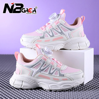 Giày thể thao nhẹ cho trẻ em 5-15 tuổi Bé gái Tất cả các mùa Lưới / Da Giày thông thường Thoải mái Chạy bộ và Đi bộ Màu hồng / Tím