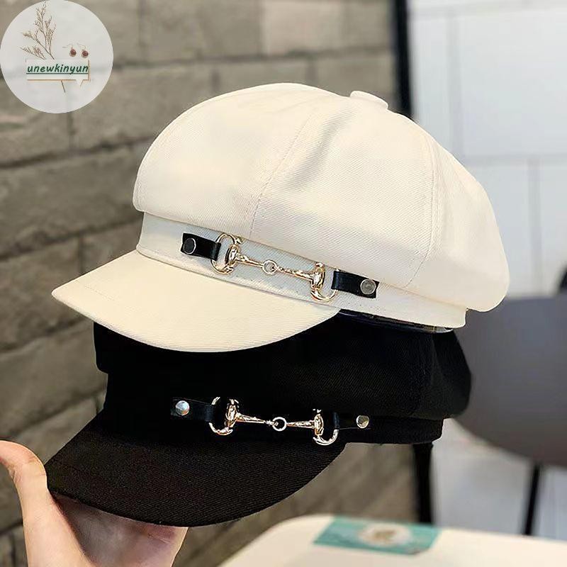 Uu Mùa Đông Nữ Mũ Nồi Nữ Retro Mũ Nồi Dành Cho Nữ Mũ Bonnets Mũ Nữ Hình Bát Giác Newsboy Mũ VN