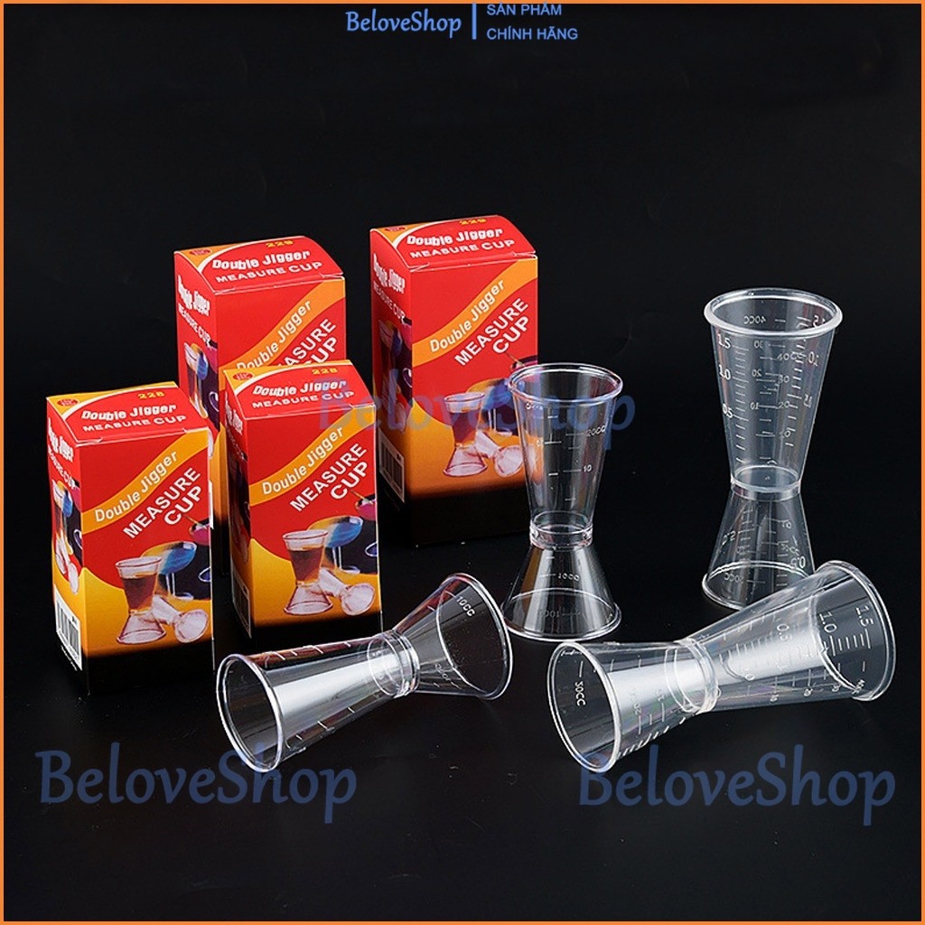 Jigger nhựa 2 đầu 20/40CC -Ly Đong Định Lượng Jigger -Thiết bị máy móc pha chế