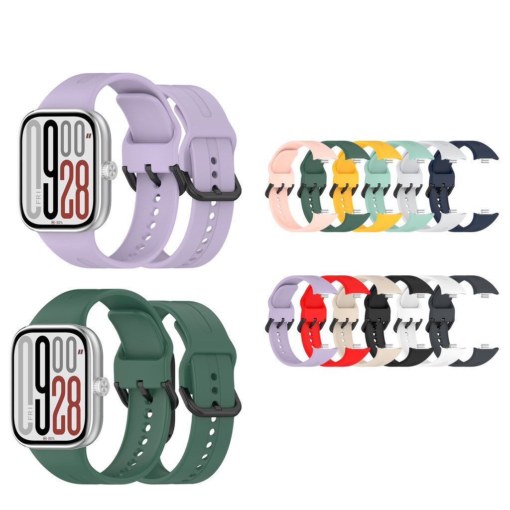 Dây đeo silicon cho Redmi Watch 6 5 4 / Xiaomi Band 8 9 Pro Miband 8 9 Pro Watch4 Watch5 Watch6 Dây 