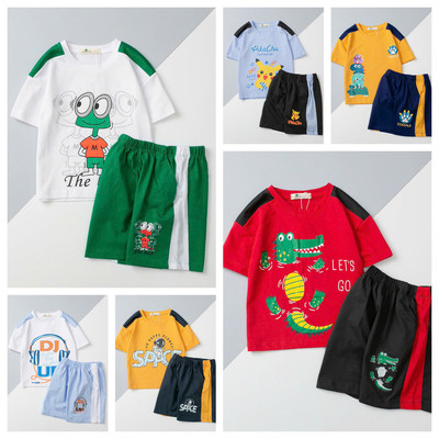 Bộ quần áo ngắn tay cotton LITIBABY Size 2 đến 10 tuổi