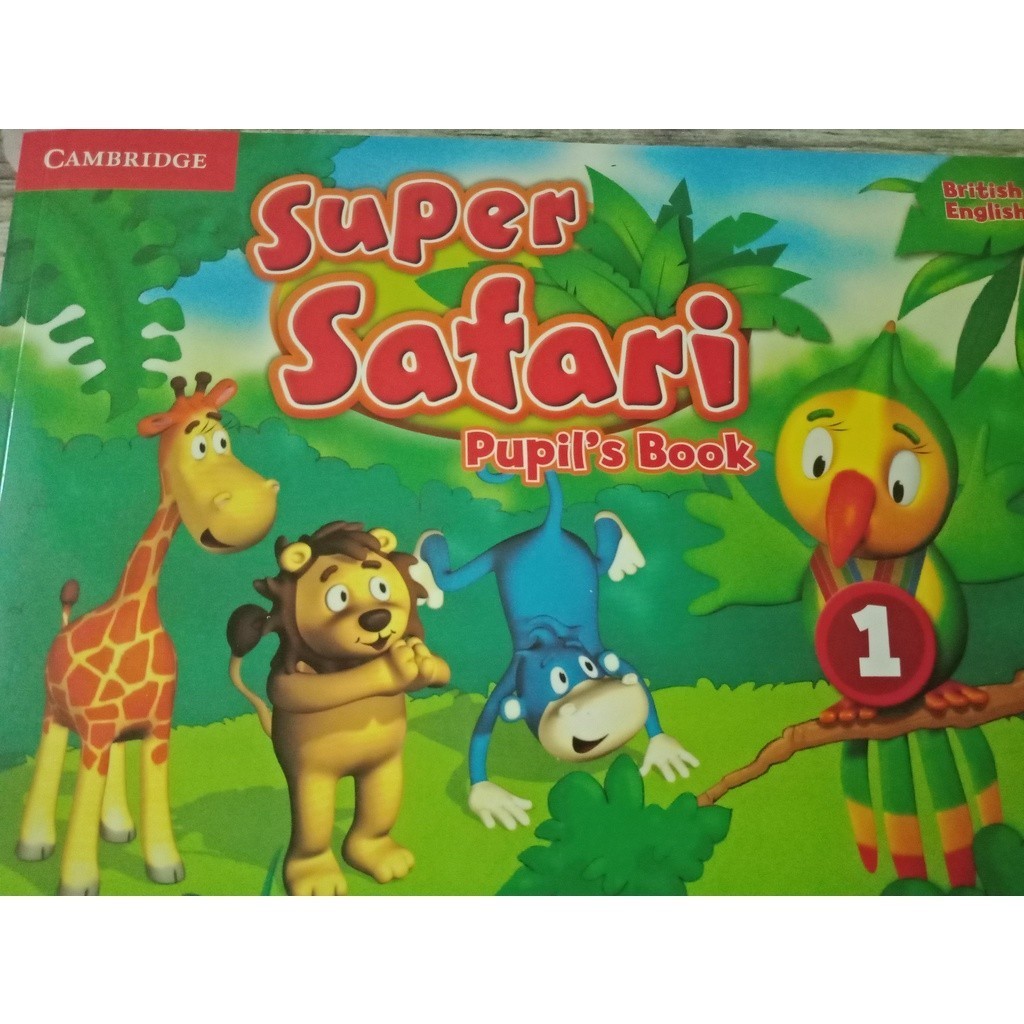 Thẻ Flashcard Supper Safari 123 ép plastic (A5) - Flashcard cho bé