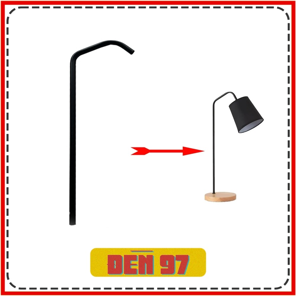 Phụ kiện Đèn: Tay Đèn / Cần Đèn Bàn Ren Trong Cho Khách Tự Decor | Đèn 97
