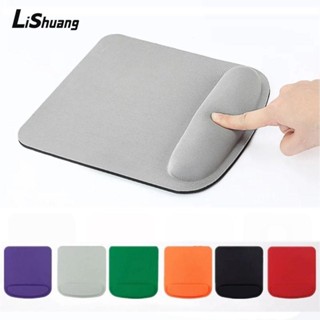  Bàn di chuột văn phòng chơi game LISHUANG Phụ kiện văn phòng Tấm lót chuột còn lại cổ tay EVA Tấm lót chuột để bàn màu trơn xốp dày 