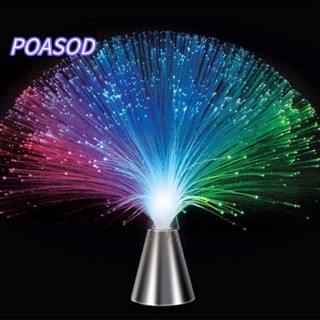 POASOD Đèn LED sợi quang lấp lánh ánh sao thay đổi màu sắc trang trí đa dụng