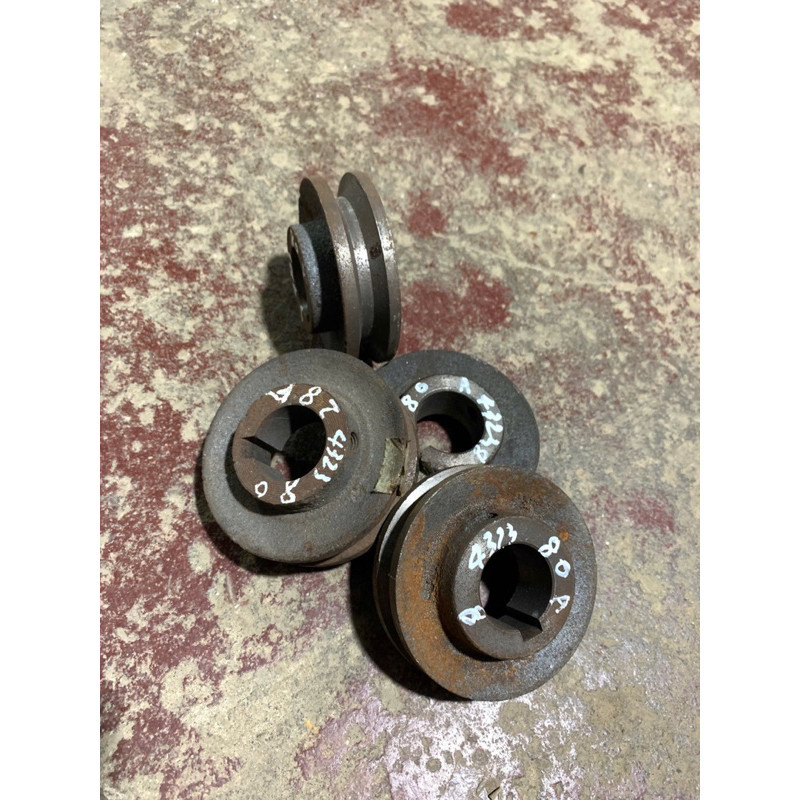 (Hàng Sẵn) Buly gang 1 rãnh A các số 14*100mm 28*80mm 28*180mm