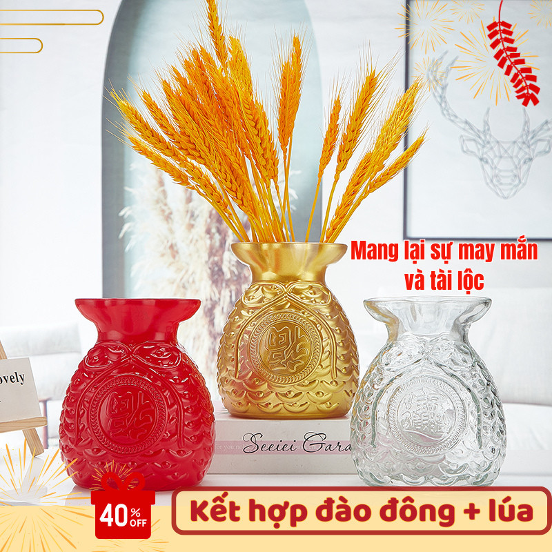 Lọ Hoa Túi Tiền Grand Haven, Phong Thủy May Mắn, Trang Trí Tết Rước Tài Lộc