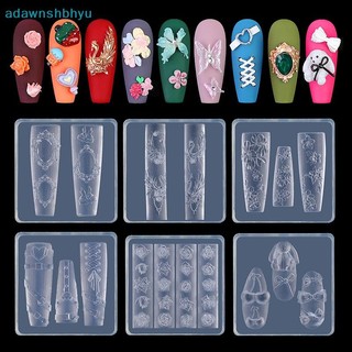Adawnshbhyu 1Pc 3D Móng Tay Silicon Khắc Khuôn Thắt Lưng Gợi Cảm Kawaii Nơ Cô Gái DIY Đảng Trang Trí Móng Tay Nghệ Thuật Làm Đẹp Móng Tay Quyến Rũ VN
