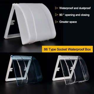 Ổ cắm ZONGGJZ Hộp chống nước, Vỏ bảo vệ công tắc nhựa treo tường, Nguồn cung cấp ổ cắm bảo vệ loại 86 Ổ cắm phòng tắm