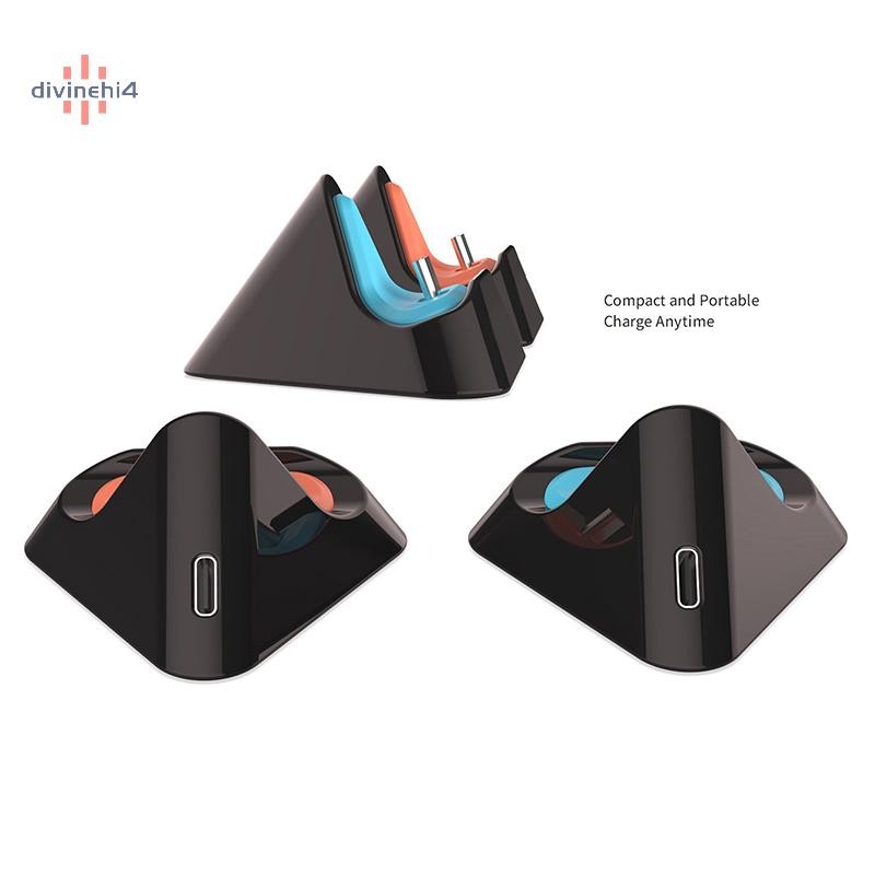 < divinehi4 > Giá đỡ đế sạc di động cho 2 / / OLED có cổng Type C Giá đỡ bảng điều khiển trò chơi Đế đế cho Lite