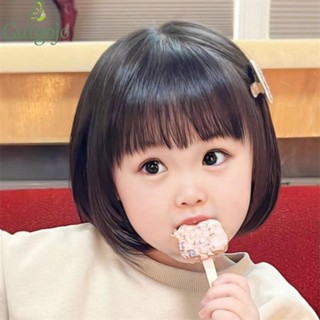 Gutgojo Tóc Giả Cho Bé Thực Tế Tự Nhiên Tất Cả Trận Đấu Phụ Kiện Tóc Nối Dài Tóc Trẻ Em Mũ Đạo Cụ Chụp Ảnh Bé Gái Lông Tơ Tổng Hợp Tóc Giả Ngắn