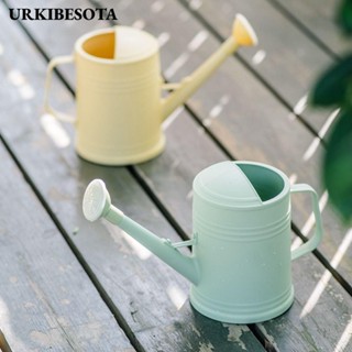 Ấm đun nước tưới cây URKIBESOTA, Bình tưới nước miệng dài 2L, Di động với đầu phun có thể tháo rời Nồi tưới nước bằng nhựa Dụng cụ làm vườn