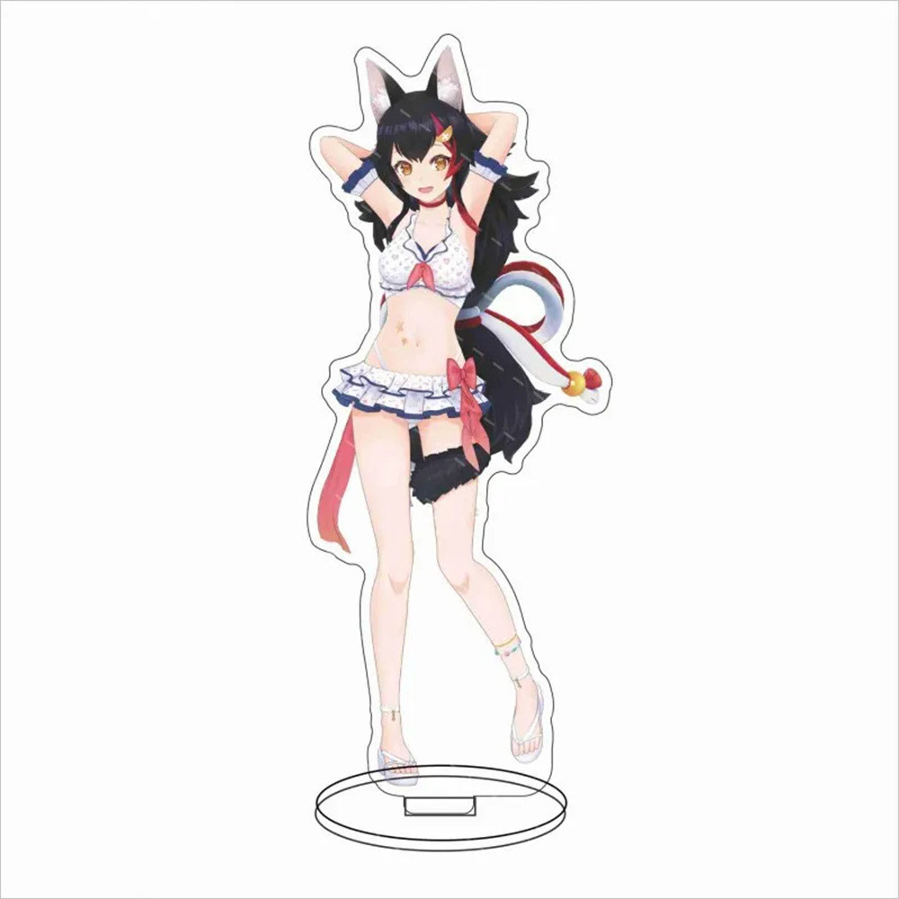 Móc Khoá, Mô Hình Standee Anime Hololive phiên bản Swimsuit Hololive Vtuber Trang Trí Bàn Học
