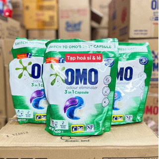 Túi Viên Giặt Tiện Lợi OMO 3 in 1 siêu đậm đặc khử mùi  (17 Viên/Túi)