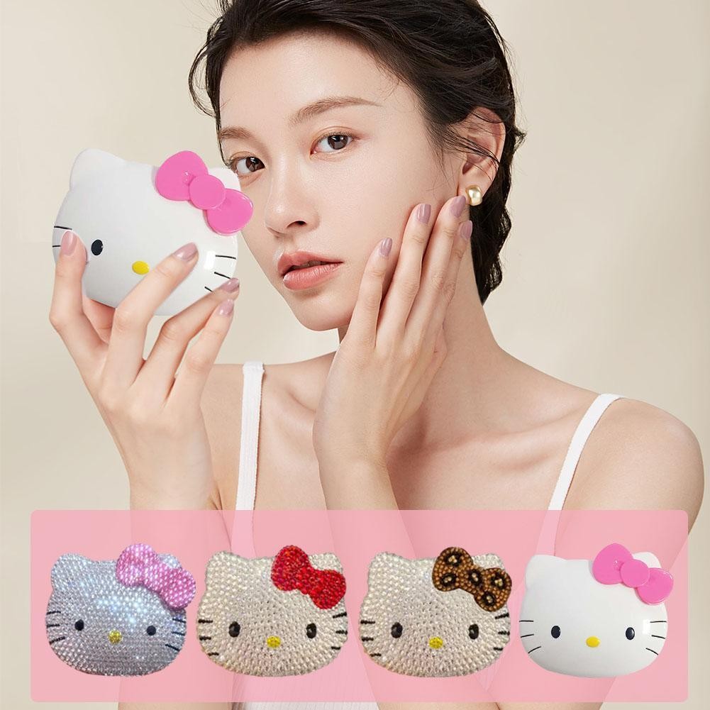 Hello Kitty Mini Mirror Hello Kitty My Melody Gương Hai Mặt Gấp Lược Quà Tặng Gương K3W7