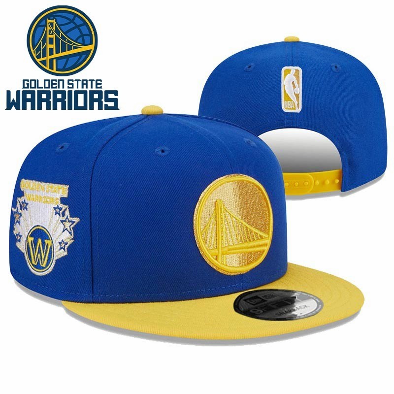 NBA Golden State Warriors Snapback Mũ Hip Hop Mũ Vải Trơn Mũ