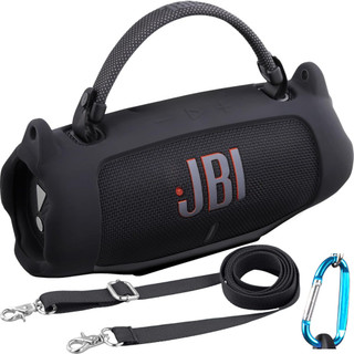  Dành cho Vỏ silicon loa Bluetooth di động chống nước JBL Charge 6 Vỏ bảo vệ mềm có dây đeo vai 